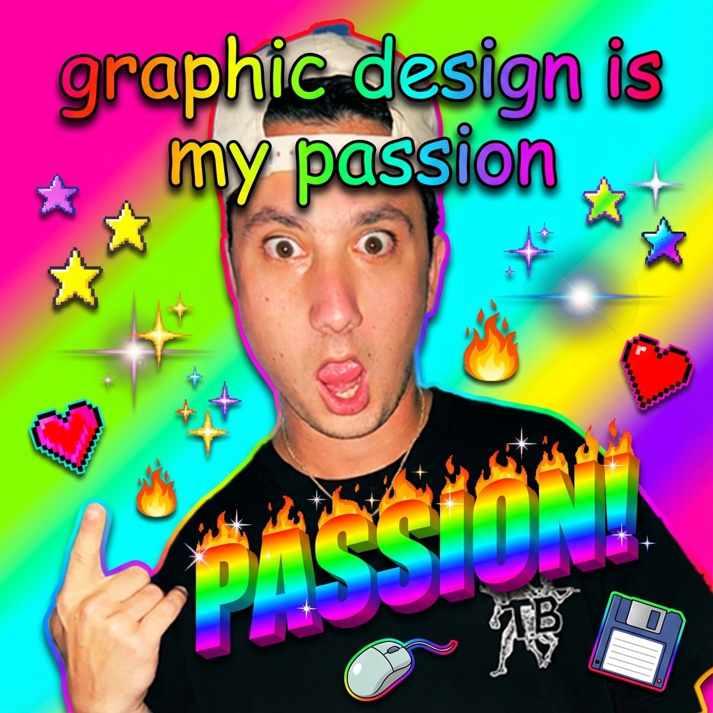 Graphic design is my passion example 2
